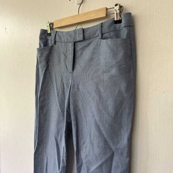 Talbots Hampshire Ankle Pants Womens 4 Petite Blue Career Preppy Nautical - Picture 2 of 7